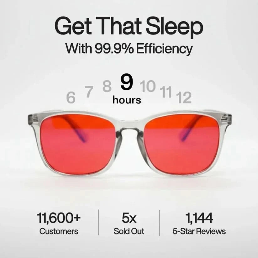 c glasses Flow® | Unisex Red Lens Blue Light Glasses