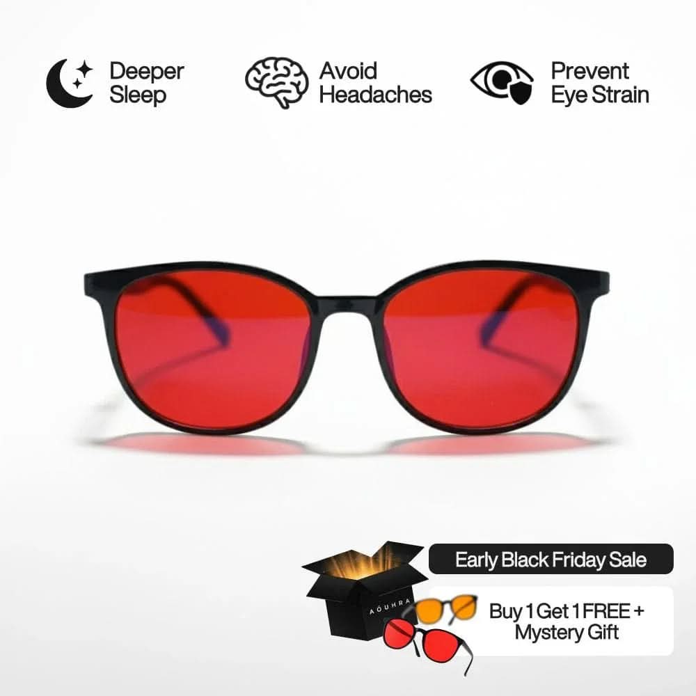 c glasses Flow® | Unisex Red Lens Blue Light Glasses